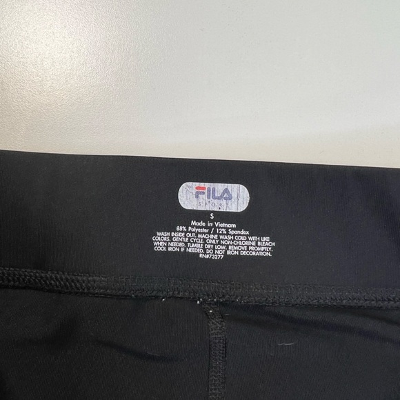 Fila Sport Contour Spiral Leggings Blue Gray and Black Size Small - Picture 8 of 10